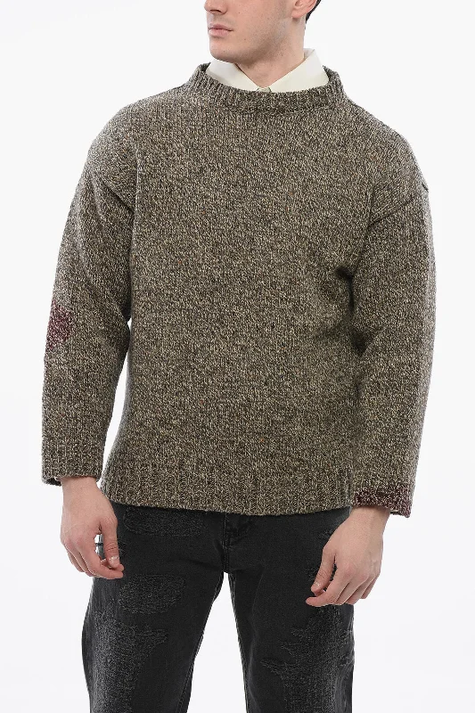 Maison Margiela MM1 Crew Neck Wool and Alpaca Pullover