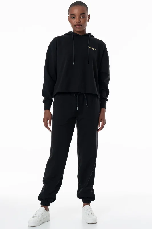 Versatile Men's ShortsTrack Pants _ 155858 _ Black
