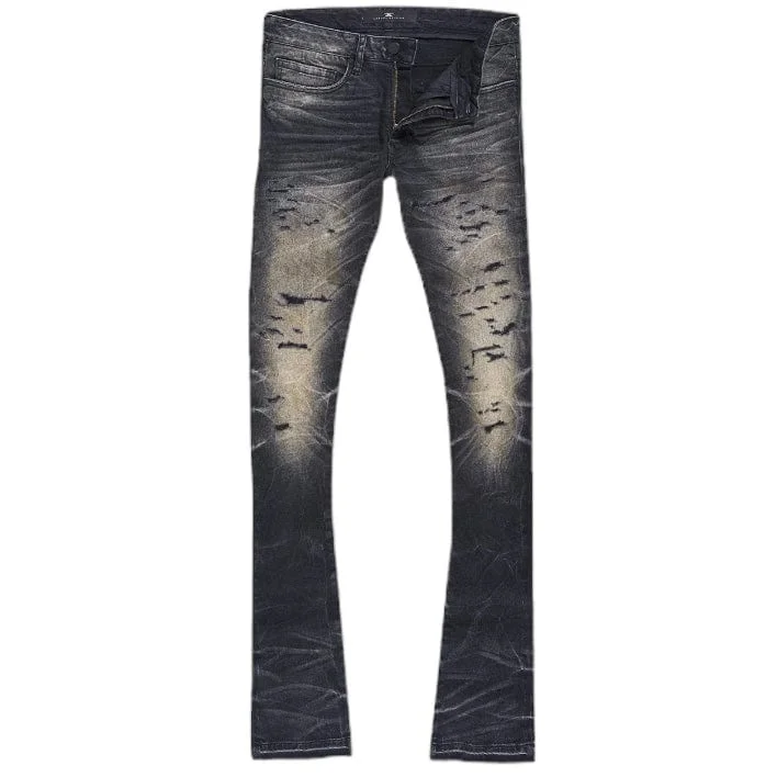 Men's Pants with Adjustable CuffsJordan Craig Martin Stacked Amsterdam Monochrome Denim (Nature Black)