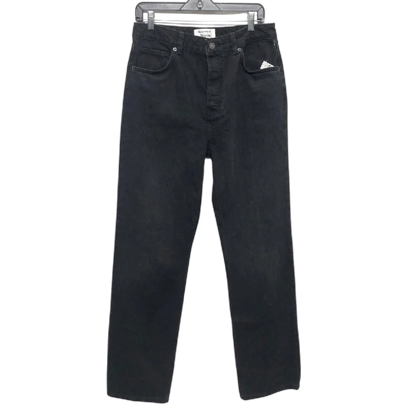 New Arrival Designer Men's JeansJeans Boyfriend By Reformation In Black Denim, Size:10