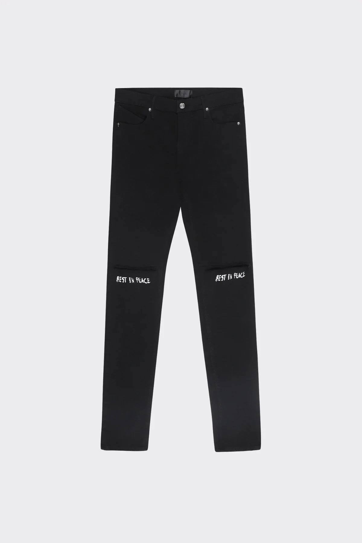 Men's Pants with Belt LoopsBRYANT SKINNY JEAN | BLACK REST IN PEACE