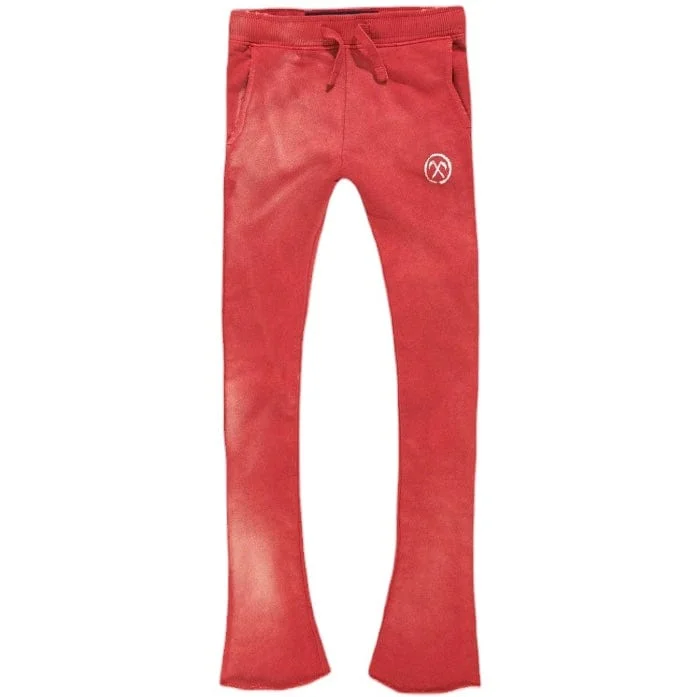 Men's Party Pants for a Fun Night OutKids Jordan Craig Afterlife Stacked Sweatpants (Red) 8631LK