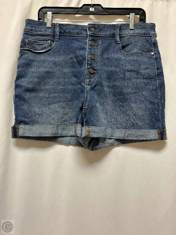 Men's High-Waisted Pants for a Retro StyleShorts By Nine And Company In Blue Denim, Size: 14