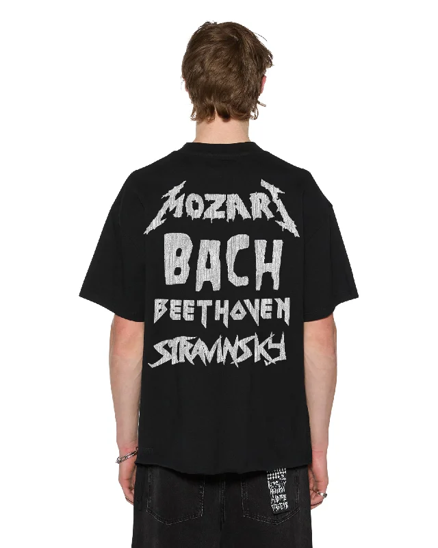 Men's Shirts with Hidden ButtonsLINE UP EKCESS SS TEE JET BLACK