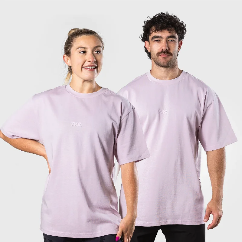 Men's Shirts for CampingTWL - LIFESTYLE OVERSIZED T-SHIRT - LAVENDER