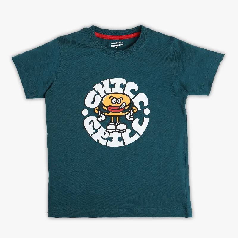 Men's Shirts with Antimicrobial TreatmentBoys Regular Fit Graphic T-Shirt