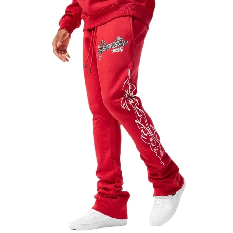 Men's Pants with Button-CuffsJordan Craig Paradise Tour Stacked Sweatpants (Chicago) 8241L
