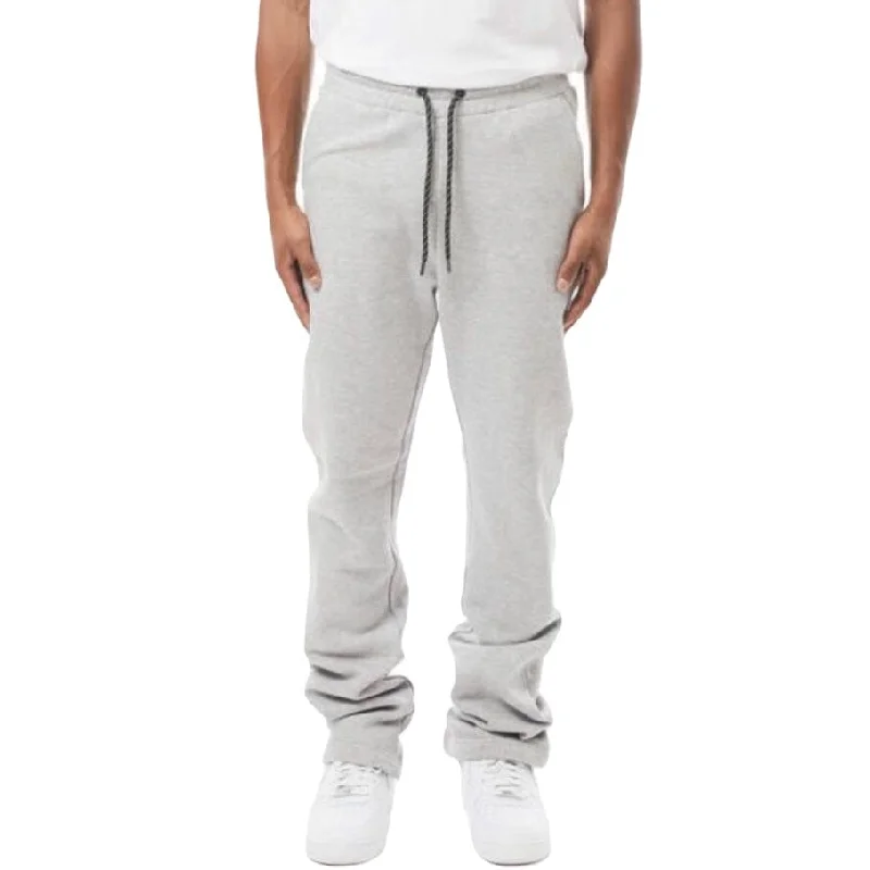 Men's Pants with Cargo PocketsM. Society Stacked Fleece Sweatpants (Ice Gray) MS-23708