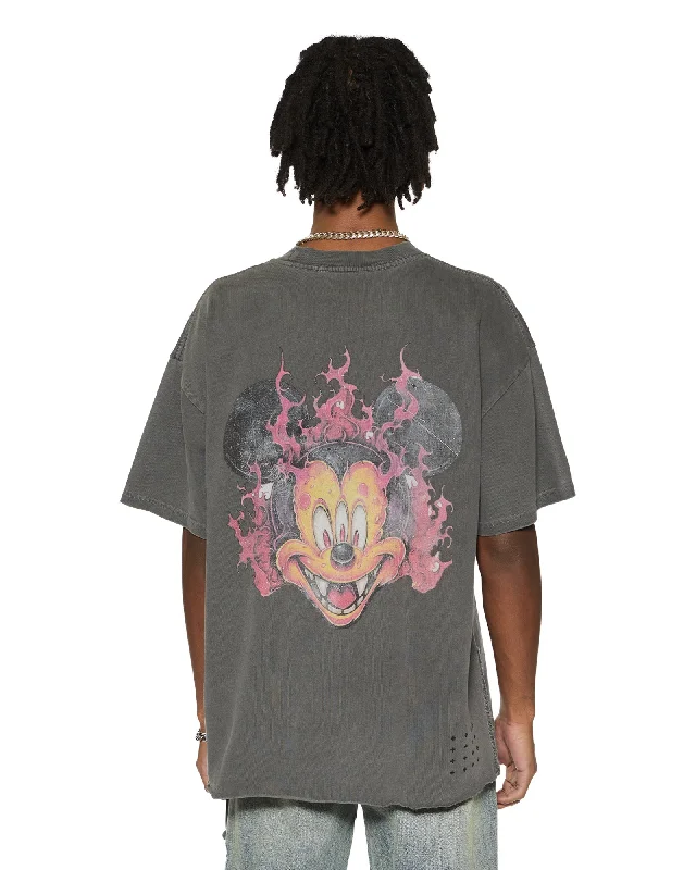 Men's Shirts with TiesFUEGO EKCESS SS TEE CHARCOAL