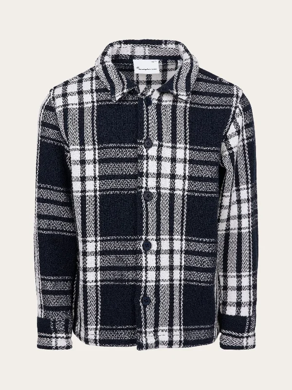 Men's Wrinkle-Free Shirts for Easy CareBig checked shirt - Total Eclipse