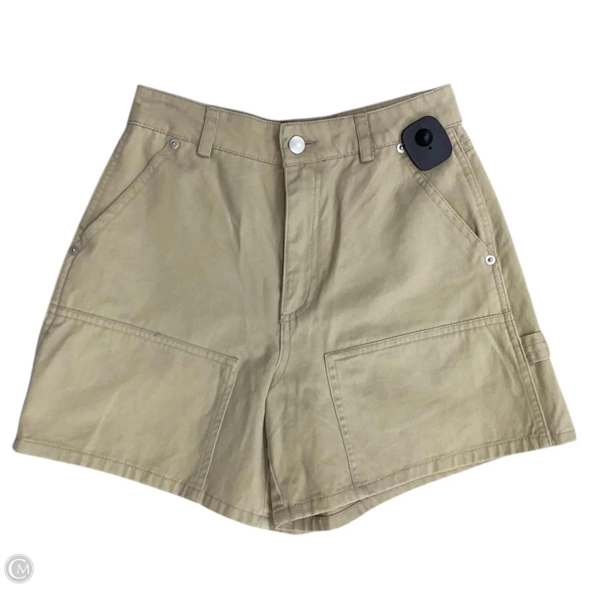 Men's Pants with Contrast Fabric PanelsShorts By Forever 21 In Tan, Size: 0
