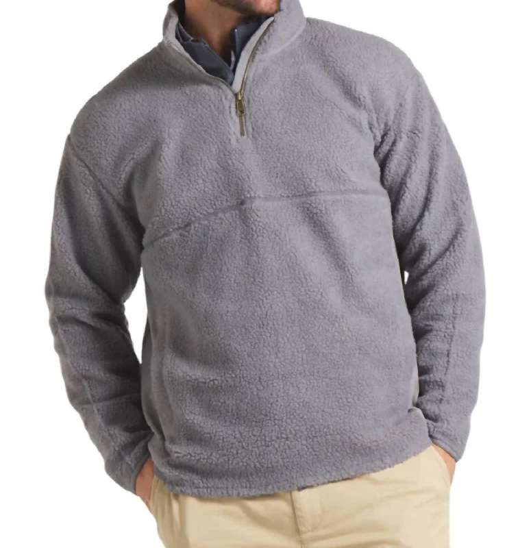 Cedar Fort Pullover Sweater In Grey