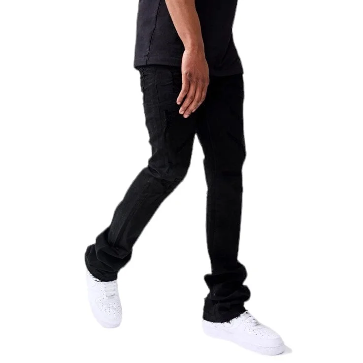 Men's Sweatpants for LoungingJordan Craig Martin Stacked Tribeca Twill Pants (Black) JTF960R