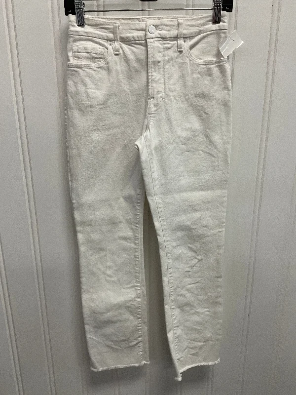 High-Quality Ripped Men's JeansJeans Straight By Good American In White, Size:0