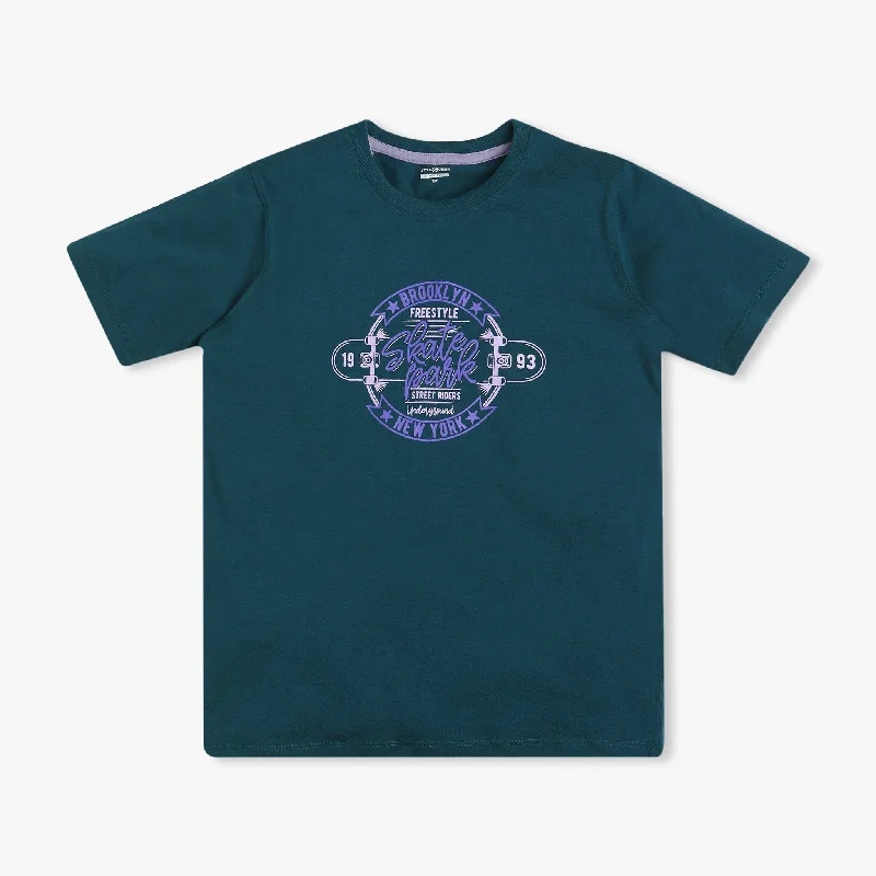 Men's Shirts with TiesBoy's Regular Fit Graphic T-Shirt