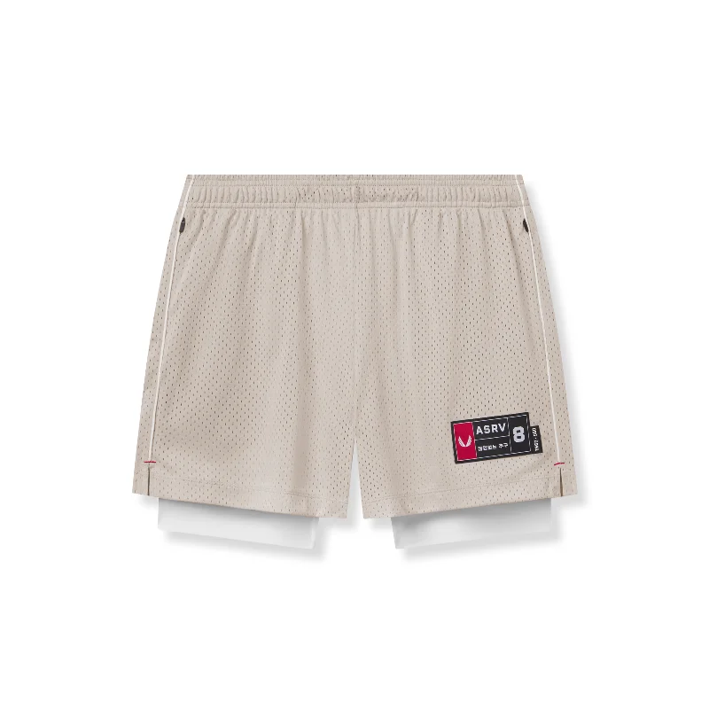 Men's Pants with Reflective Stripes for Safety0991. Ion-Mesh 5" Liner Short - Chai