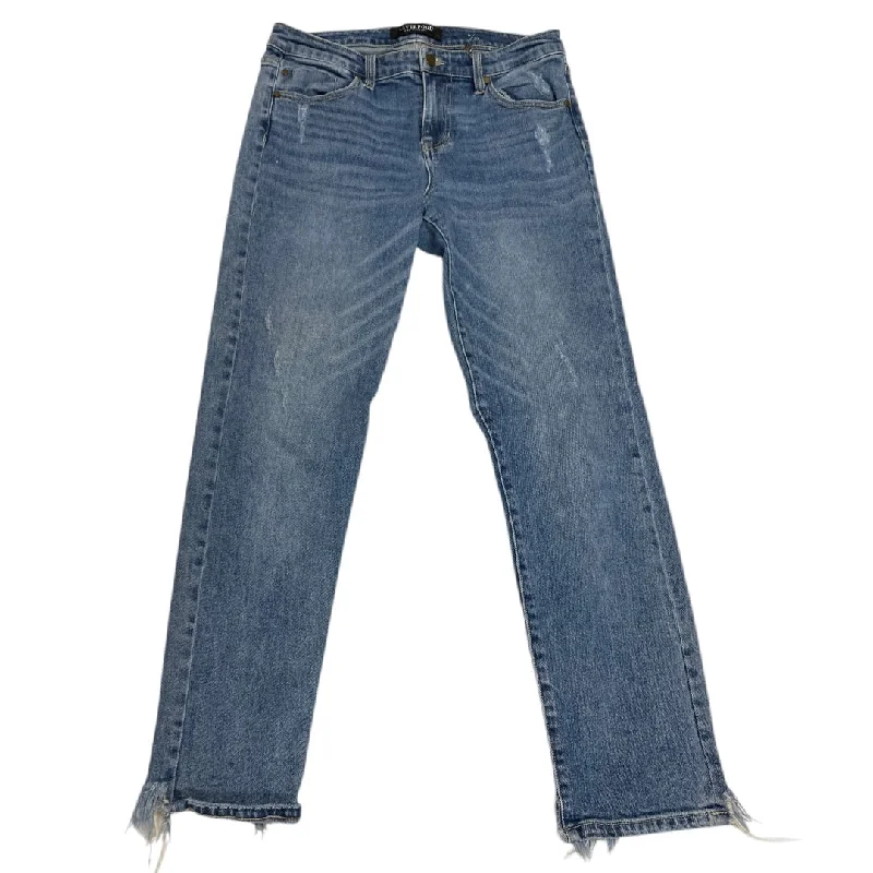 Inexpensive Rip and Tear Men's JeansJeans Boyfriend By Liverpool In Blue Denim, Size:8