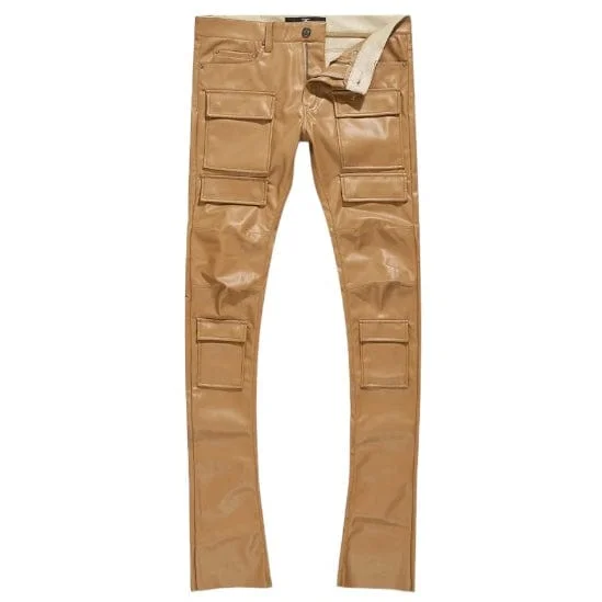 Men's Chino Shorts for Warm WeatherJordan Craig Ross Stacked Thriller Cargo Pants (Mocha) - JRF1121