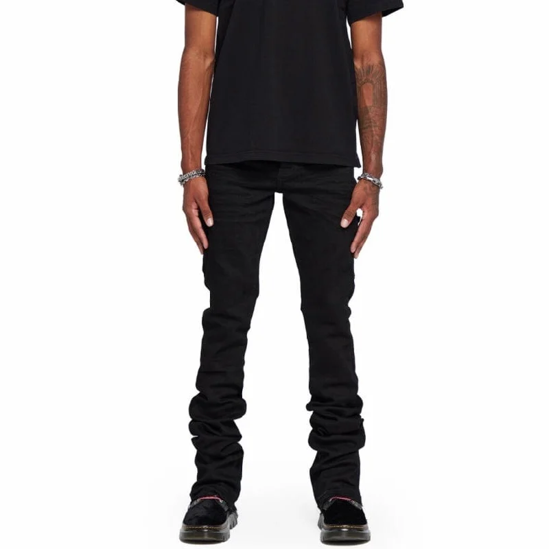 Men's Custom-Fit Pants for a Personalized TouchValabasas Mr. Extendo Super Stacked Denim (Black) VLBS2354