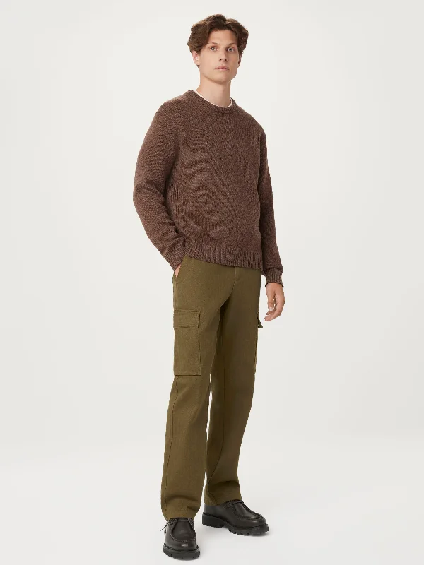 Men's Patterned Pants with Animal PrintsThe Joey Cargo Pant in Olive