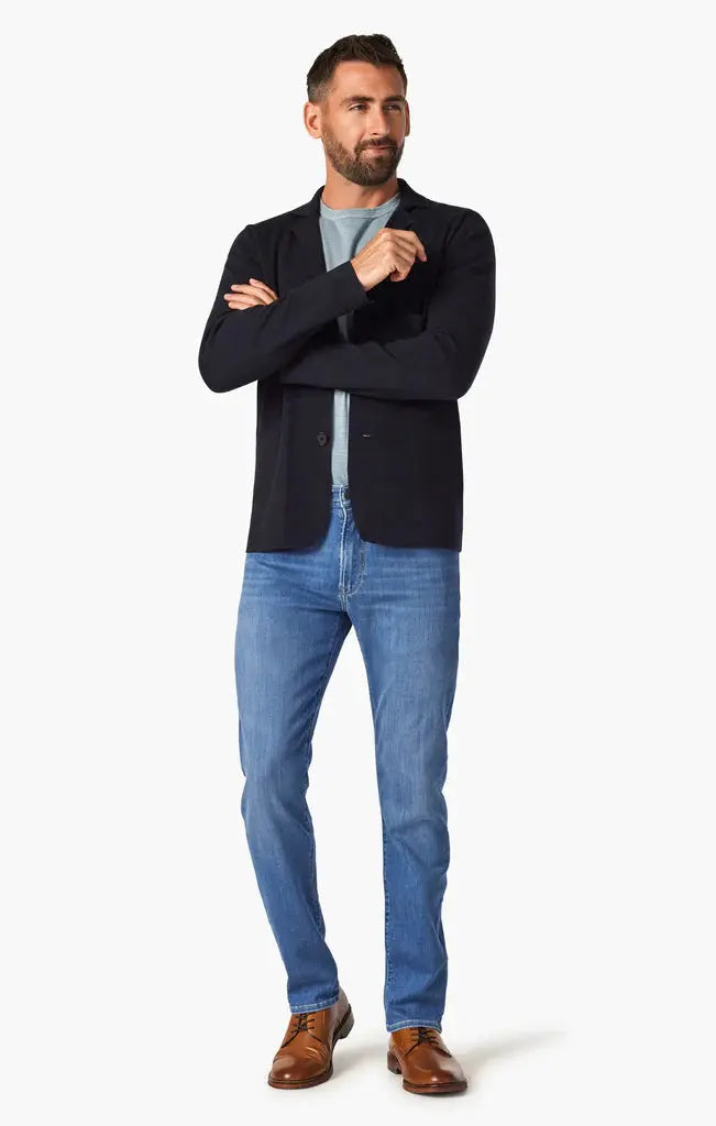 Men's Dress Pants for Special Occasions34 HERITAGE | Courage Straight Leg Jeans | Light Brushed Refined