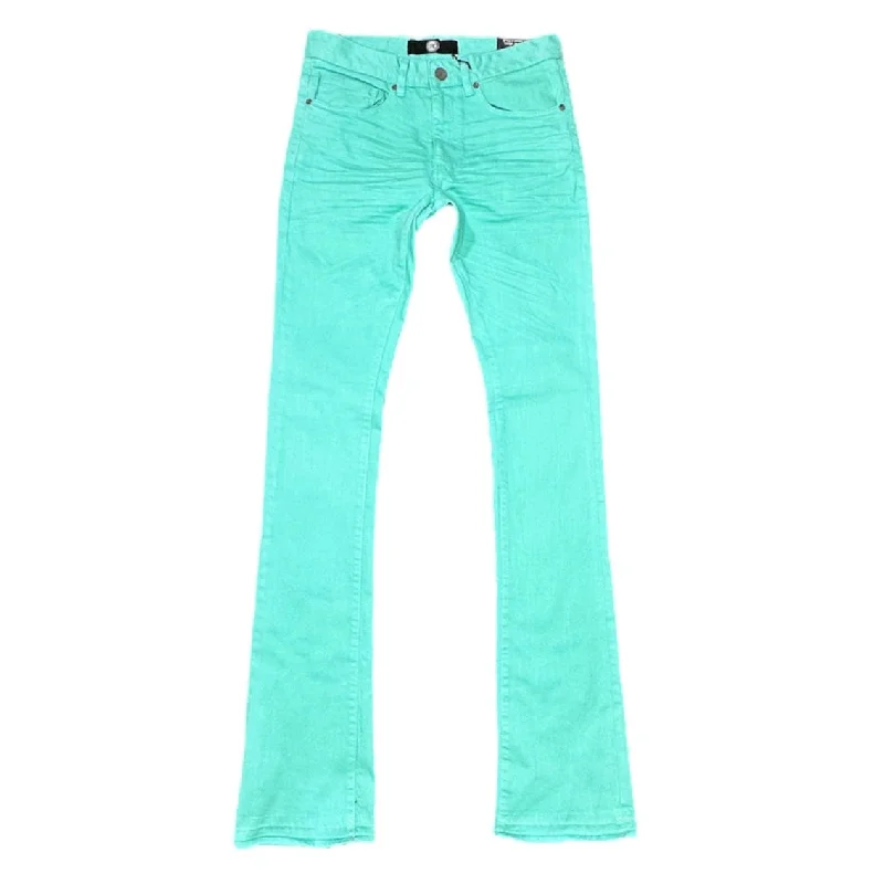 Men's Custom-Fit Pants for a Personalized TouchJordan Craig Martin Stacked Denim Pants (Mint) JTF956