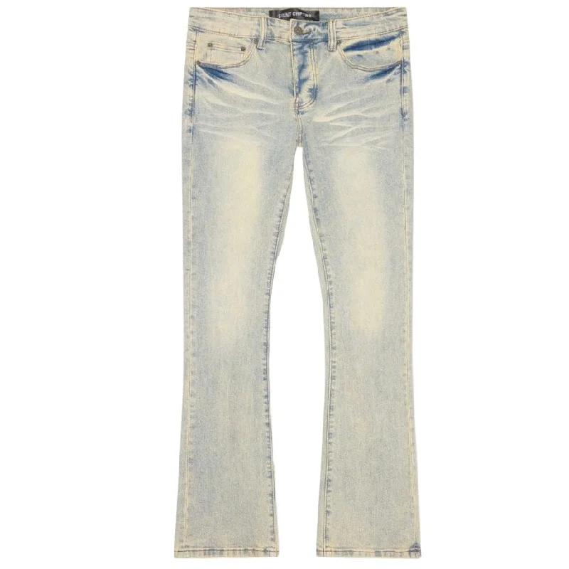 Men's Pants with Elastic CuffsSilnt Chptrs Chptrs Stacked Denim (Vintage Washed) SC-J2-003