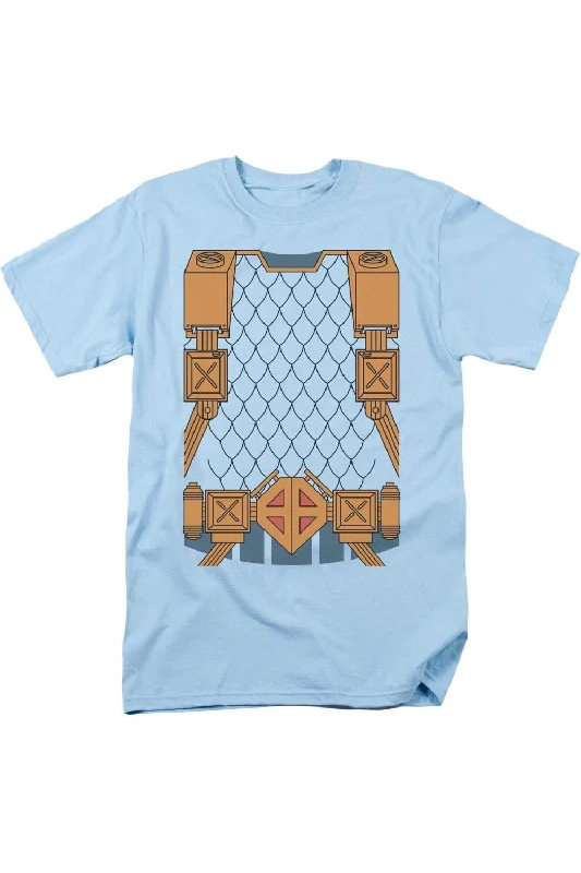 Men's Flowy Shirts for a Relaxed LookJustice League of America Deathstroke Uniform Short Sleeve Adult Tee / T-Shirt