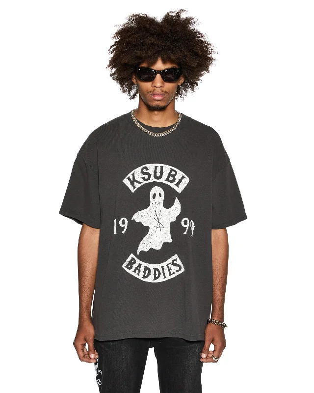 Men's Shirts with Elastic WaistbandsBADDIES EKCESS SS TEE FADED BLACK