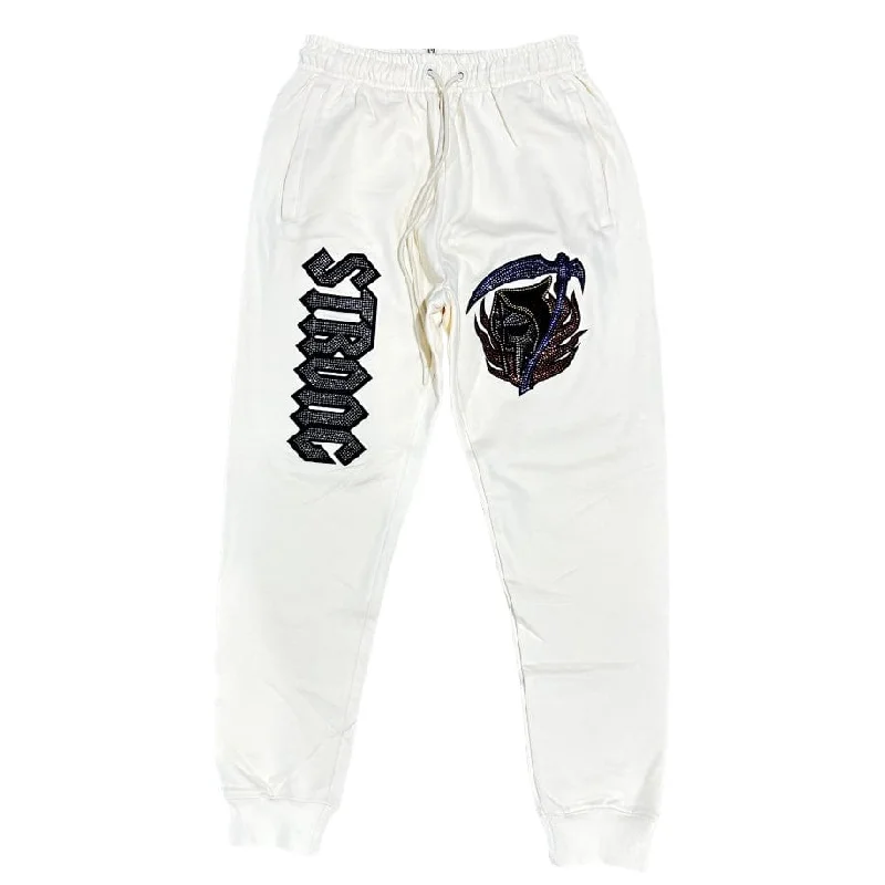 Men's Patterned Pants with Camouflage PrintsRoku Studio Laundry Day Joggers (Eggshell) - RK4480608-EGG