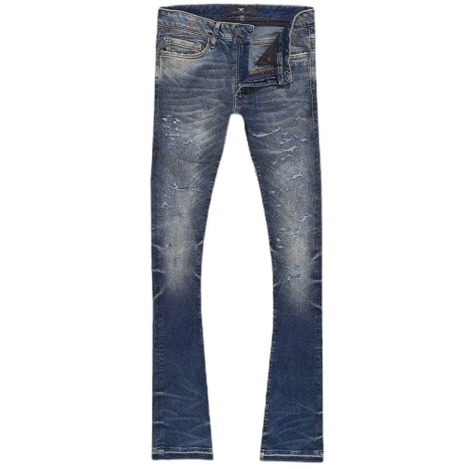 Men's Pants with Slant PocketsJordan Craig Martin Stacked Amsterdam Azure Denim (Desert)