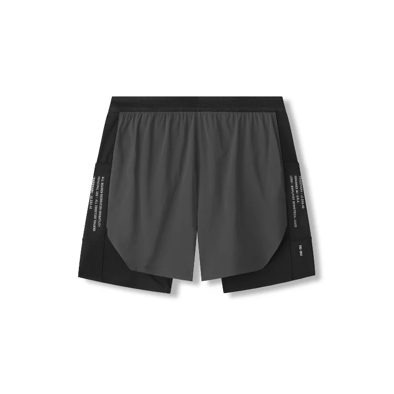 Men's Pants with Belt Loops0953. Aerotex™ Hybrid Liner Short - Space Grey/Black