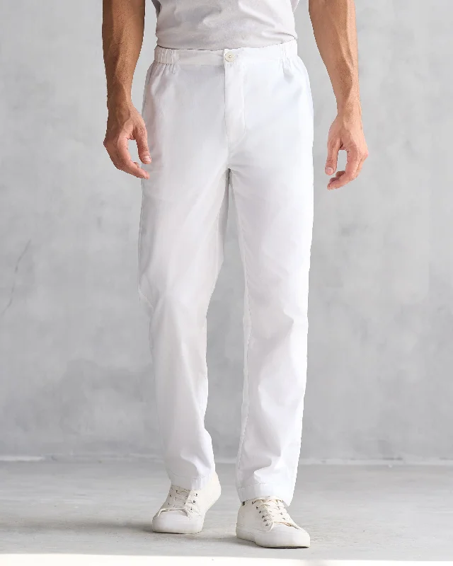 Men's Formal Trousers for BusinessShillong Jammies - White