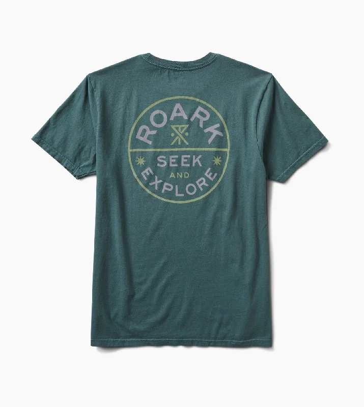 Men's Shirts with Logo EmbossmentsSeek & Explore Signet Premium Tee