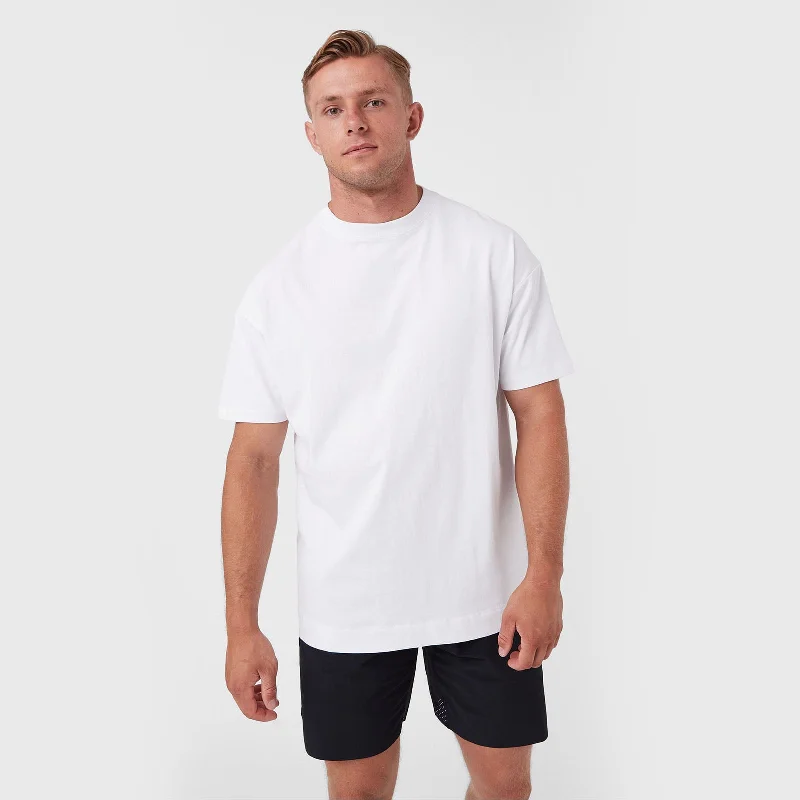 Men's Shirts with Pocket SquaresREC GEN - Men's Mass Tee - White