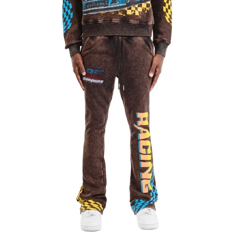 Men's Pants with Cargo PocketsCopper Rivet Racing Stacked Pants (Black) 431583-BK