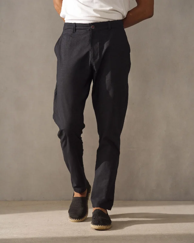 Men's Party Pants for a Fun Night OutSlim Chinos - Black