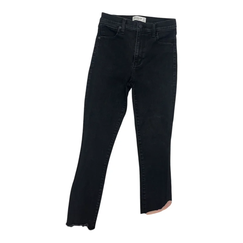 Classic Blue Men's JeansJeans Skinny By Abercrombie And Fitch In Black Denim, Size:4