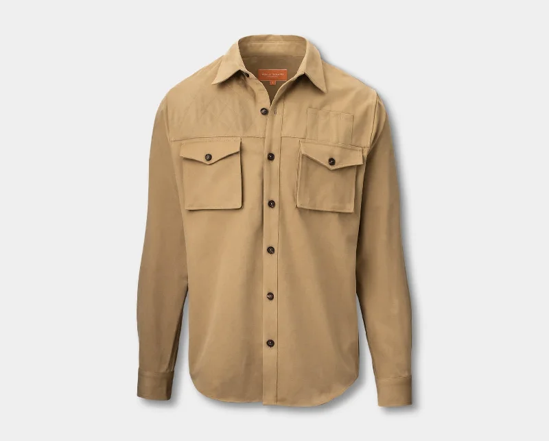 Men's Board Shorts for SurfingExpedition Shirt in Brushed Sand