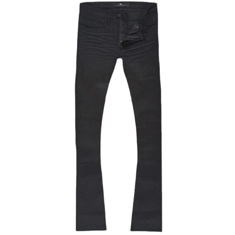 Men's Pants with Side PocketsJordan Craig Martin Stacked Gaucho Denim (Black) JTF1152