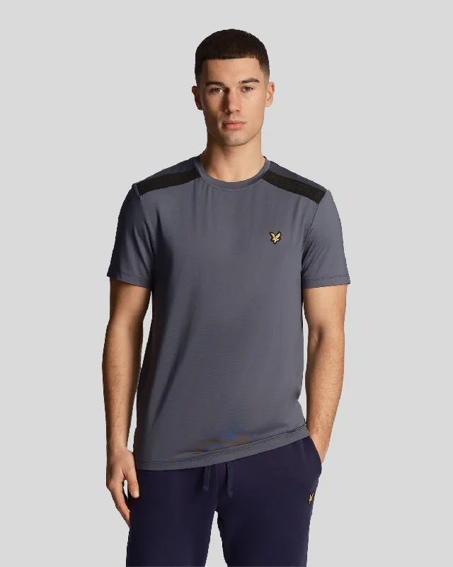 Men's Shirts with Roll-Up SleevesSports Shoulder Branded T-Shirt