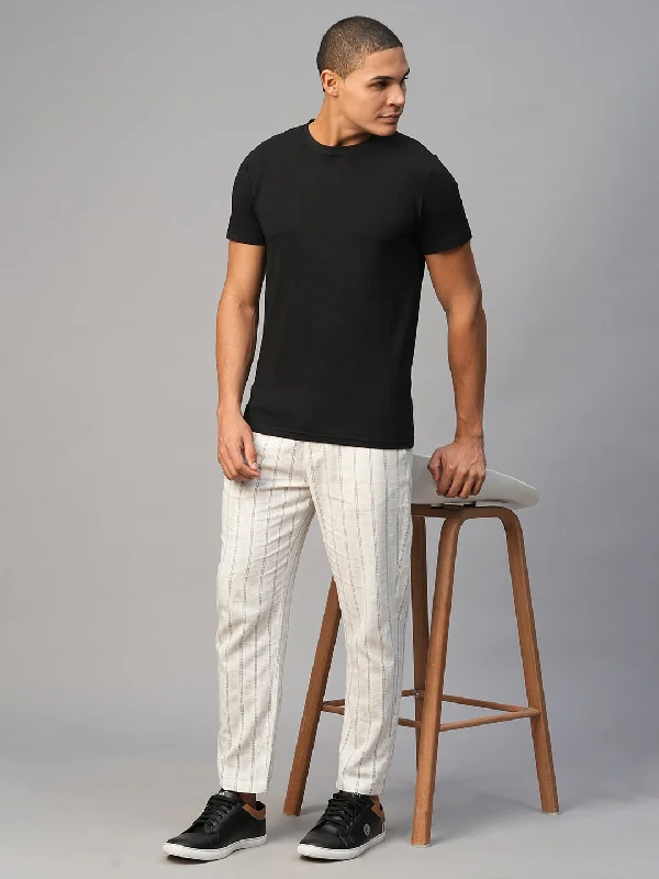 Men's Pants with Back PocketsMen's Natural Cotton Linen Regular Fit Pant