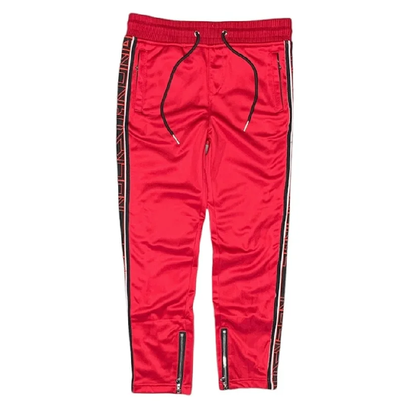Men's Pants with Water-Resistant FabricRockstar Polo Trackpants (Red) - RSM2585