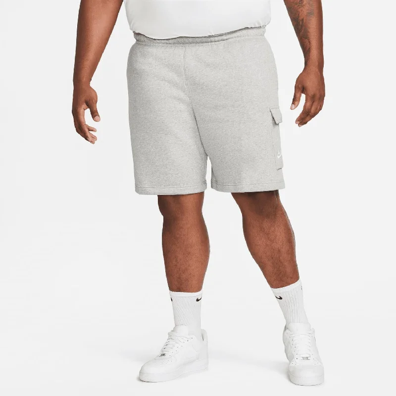 Casual Men's ChinosMen's Sportswear Club Fleece Cargo Short In Dark Heather Grey/matte Silver-White
