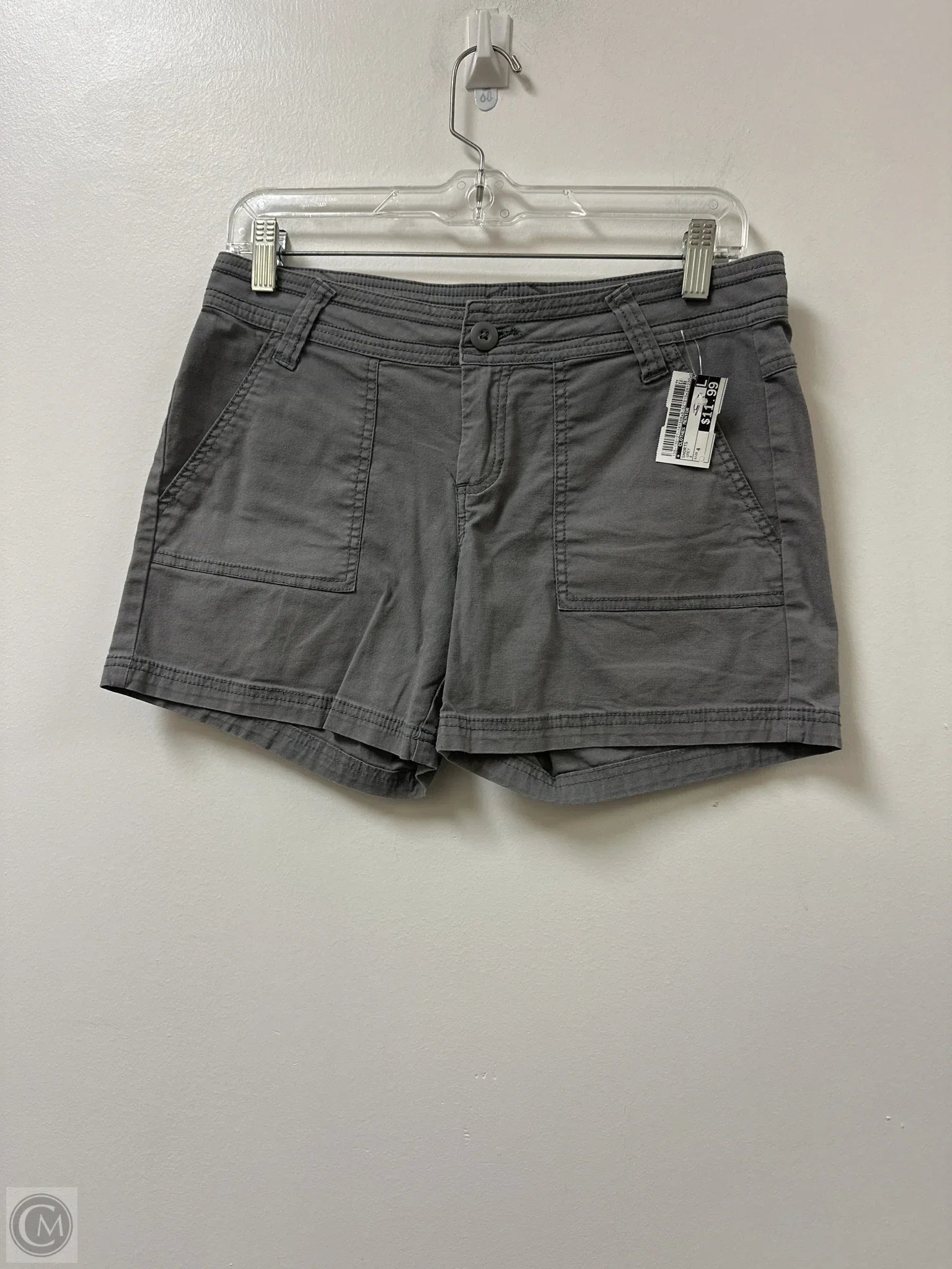 Men's Patterned Pants with ChecksShorts By Clothes Mentor In Grey, Size: 4
