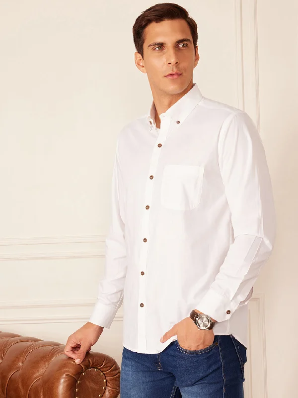 Men's Short-Sleeve Shirts for Warm WeatherDENNISON White Hemp Shirt