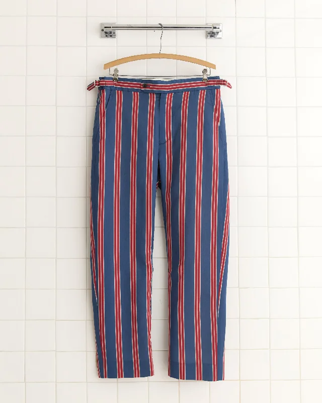 Men's Pants with Slant PocketsRuby Ribbon Trousers