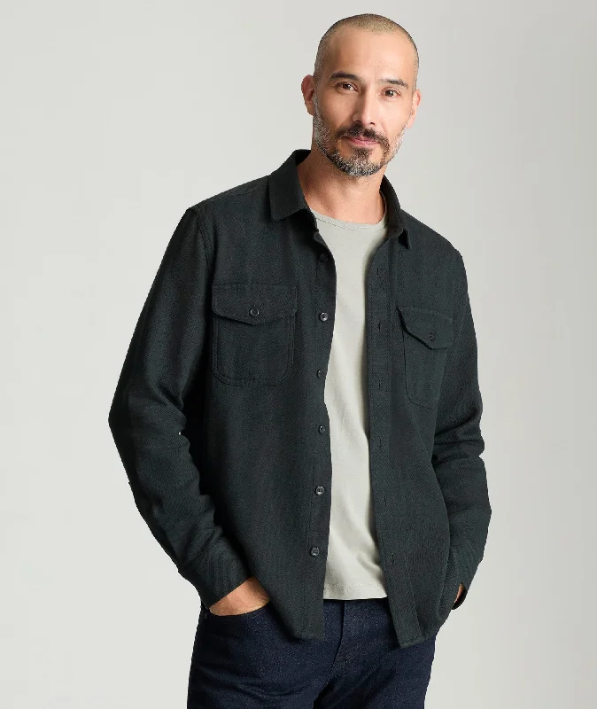 Men's Cowboy Shirts for Western StyleCotton-Linen Overshirt - FINAL SALE