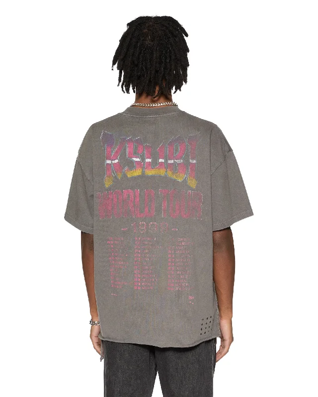 Men's Shirts with Button-Down PocketsGLOBAL EKCESS SS TEE BLACK FADE