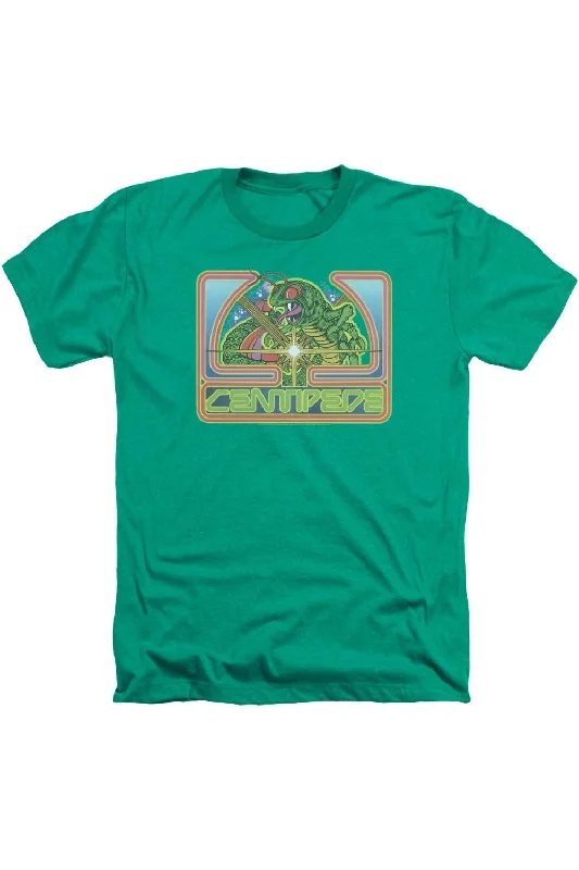 Men's Shirts with Bow TiesAtari Centipede Green Adult Heather T-Shirt